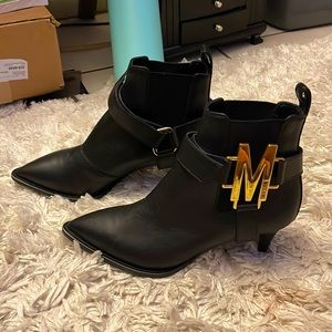Moschino Black Booties
